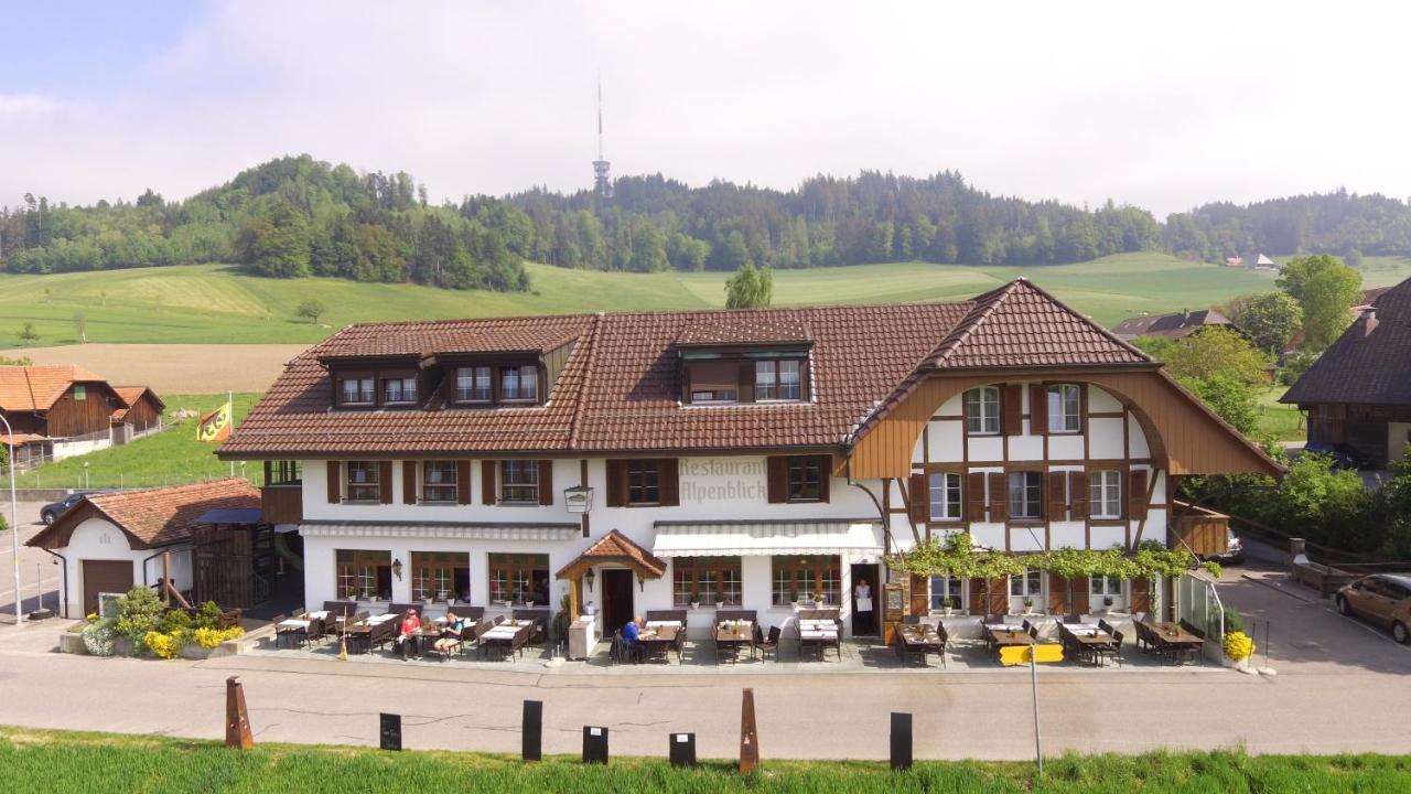 Готель Alpenblick Ferenberg Bern Stettlen Екстер'єр фото
